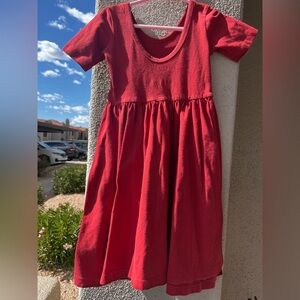 Alice + Ames Red Kids Dress Made in USA